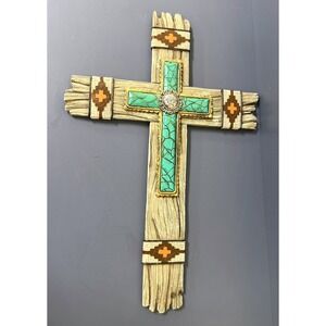 LL Home Cross Southwest Home Decro De Leon Collections Turquoise Metal Masculine
